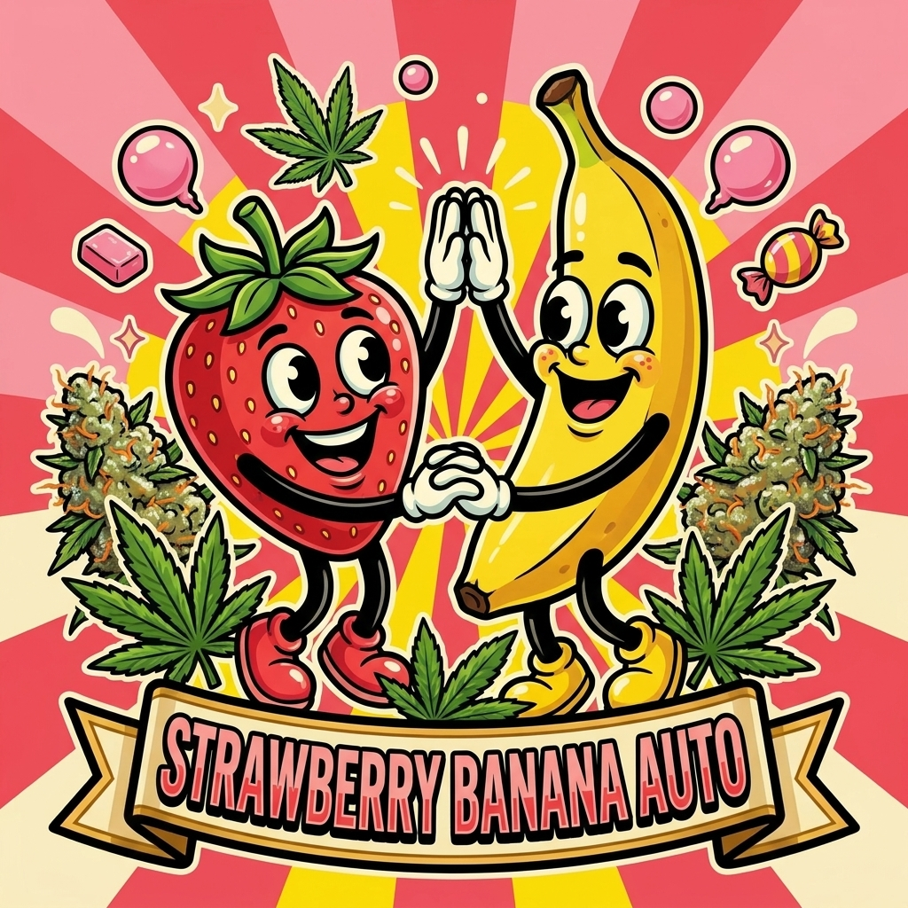 Strawberry Banana Autoflower Hanfsamen